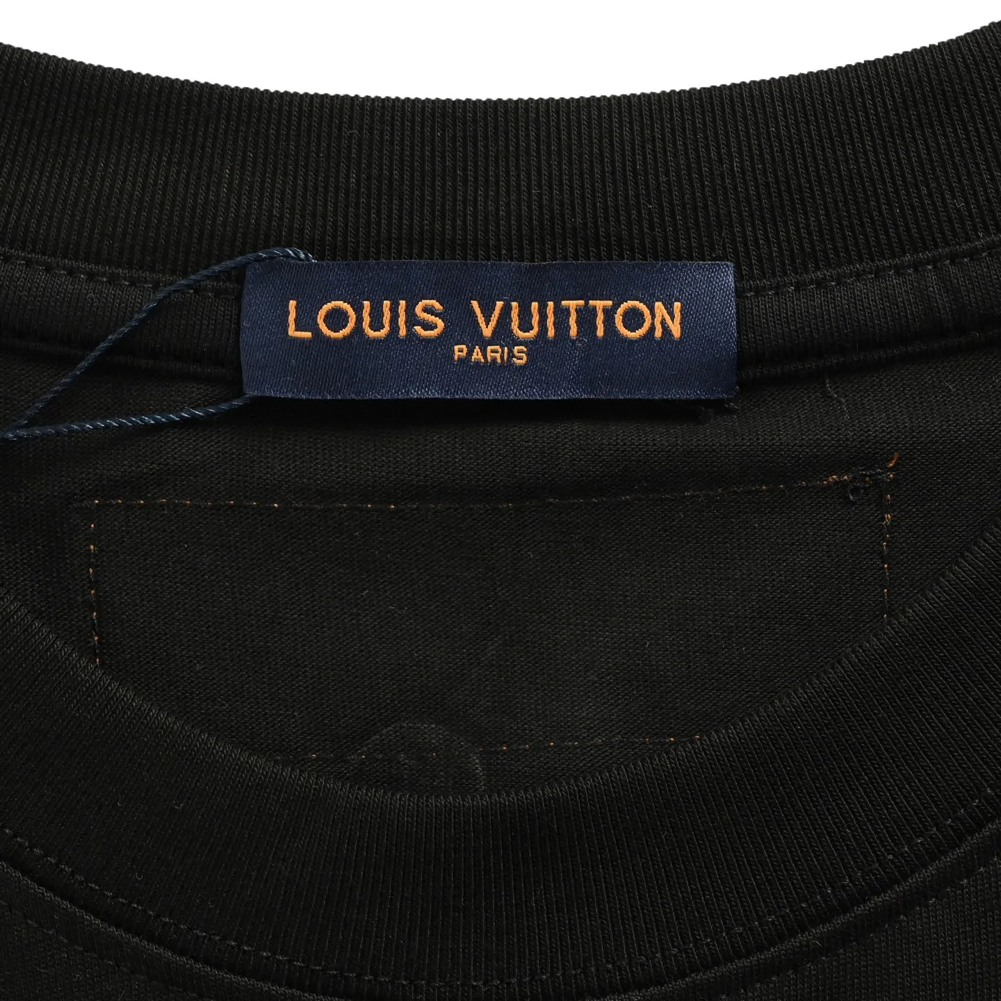 Louis Vuitton/Louis Vuitton 25Fw color gradient logo toothbrush sleeve long-sleeved T-shirt